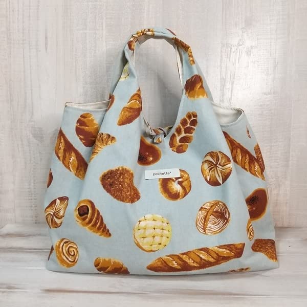 Amazon.co.jp: handmade エコバッグサブバッグ 綿麻おいしそうな